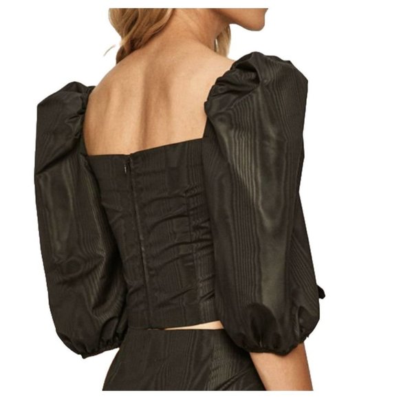 Valentino Black Off-Shoulder Blouse - Picture 2 of 5